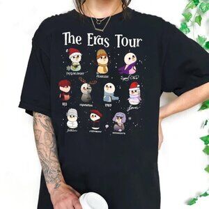 The Eras Tour Snowman Christmas Taylor Tshirt Music Fans Gift Tee Shirts